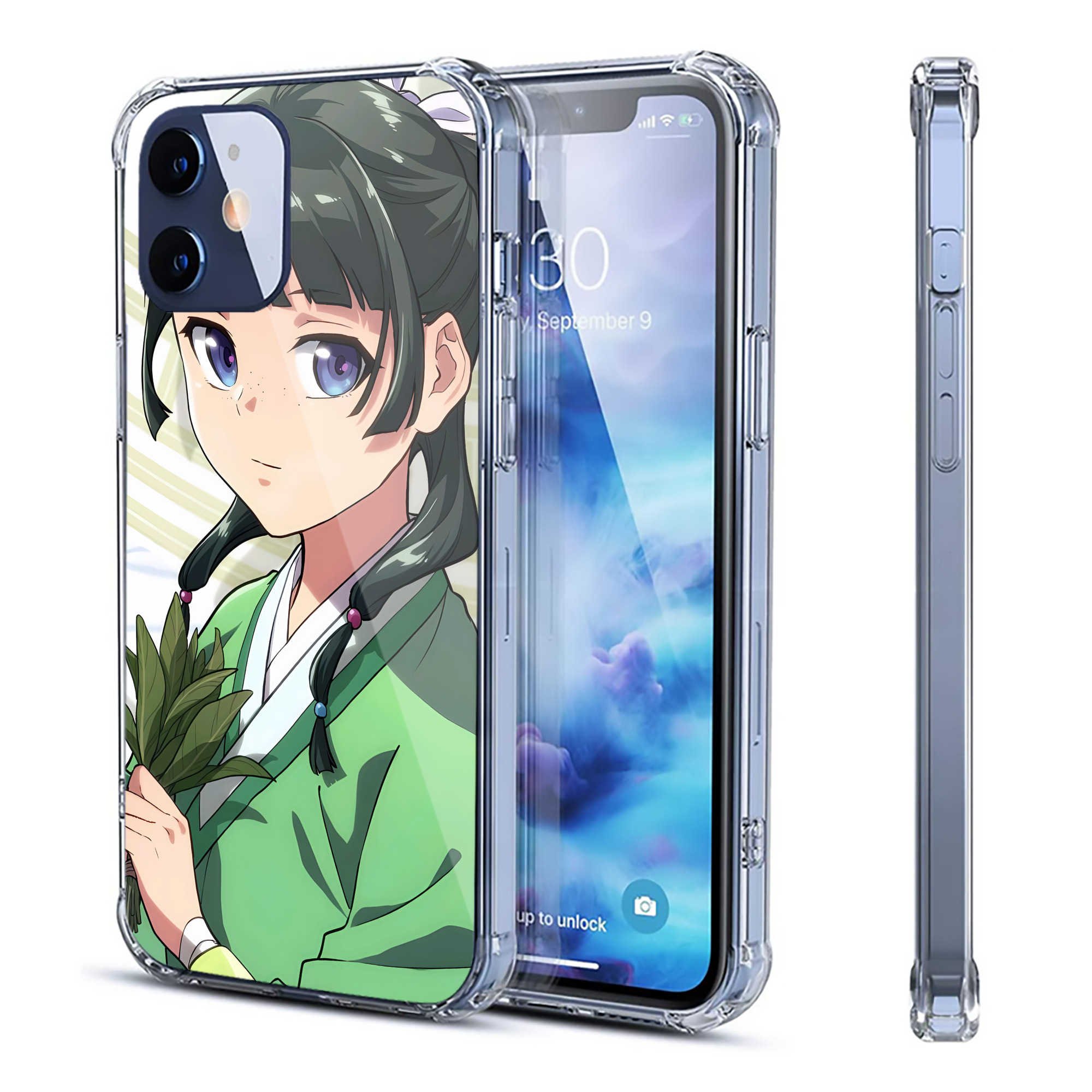 （画像用） 薬屋のひとりごと The Apothecary Diaries 【iPhone 12シリーズ対応】透明スマホケース（クリアソフトケース）